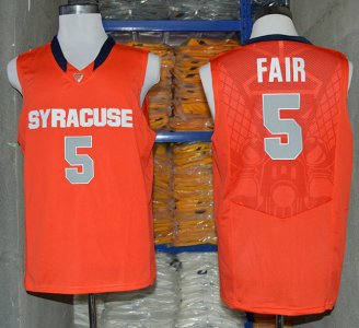 Maillot De Basket NCAA Syracuse Orange C.J. Fair 5 NCAA Authentique Basketball Orange